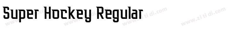 Super Hockey Regular字体转换